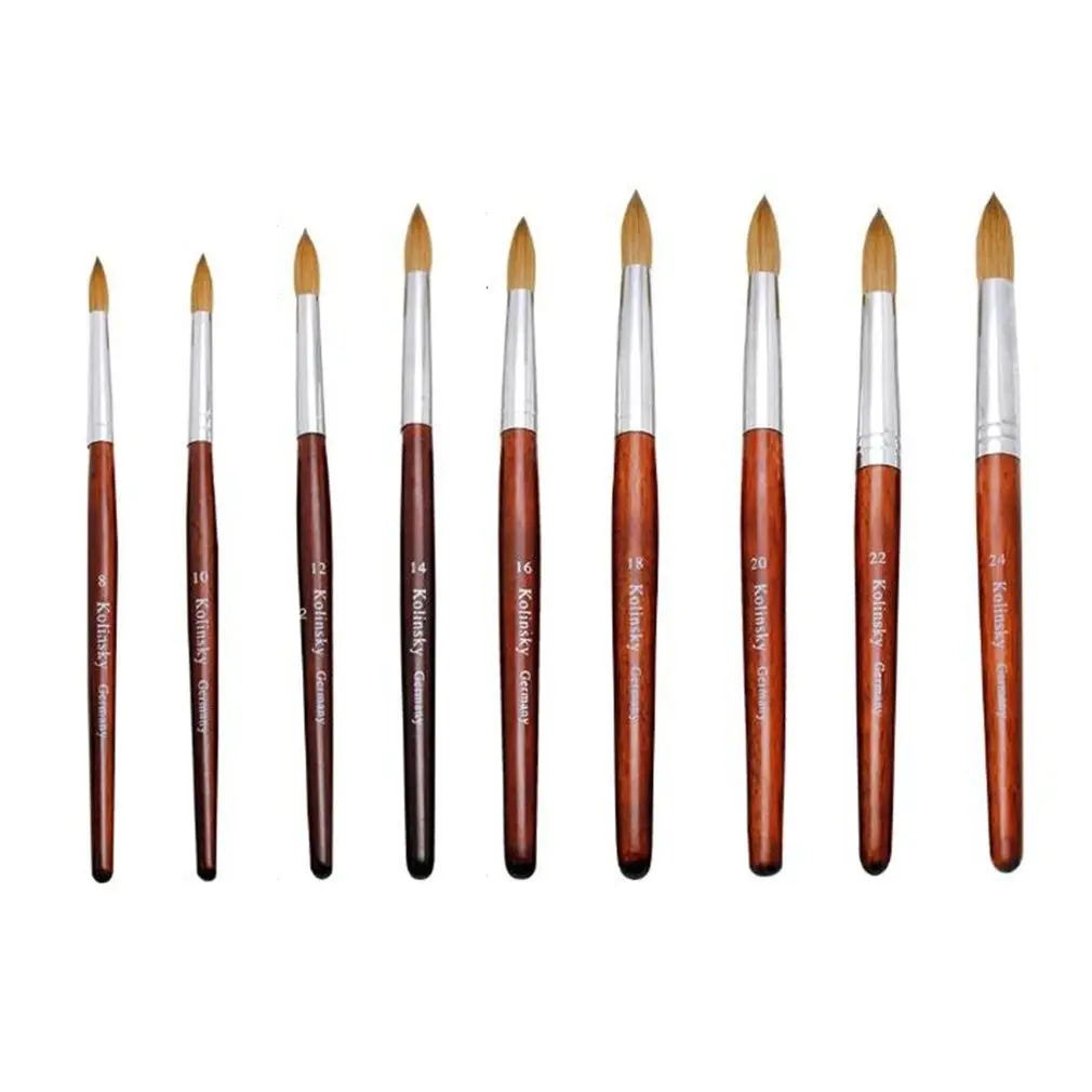 

Красное дерево, искусственные щетки, принадлежности, Хрустальная ручка без деформации, без коррозии, кисть для ногтей