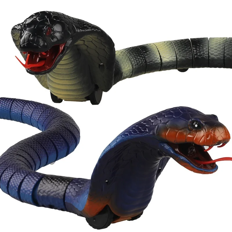 Infrared Remote Controlled Cobra Snake Toy - Realistic RC Simulation Animal for Surprises, Tricks, and Pranks - Perfect Safari Garden or Mischief Props and Joke Gifts image 3