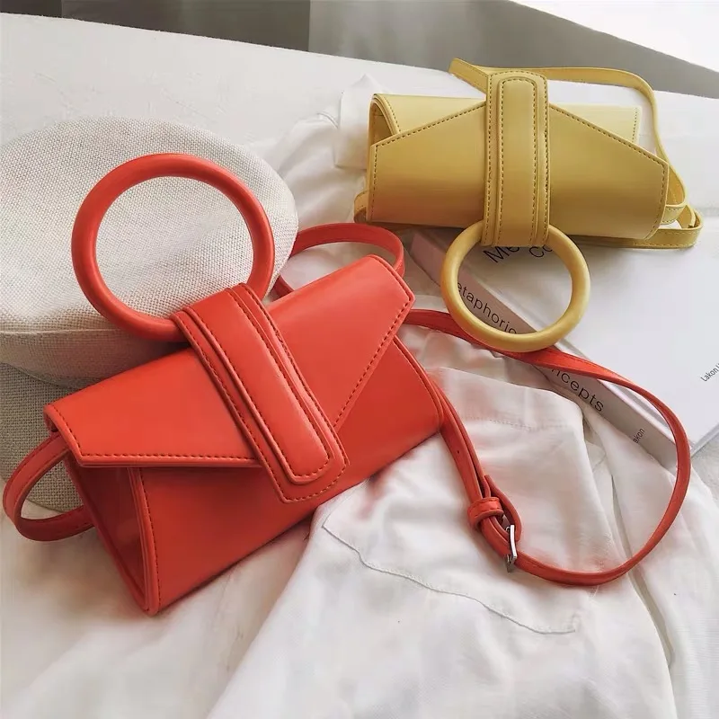 2020 новое кольцо сумка Расширенный с ручкой через океан карманы из искусственной