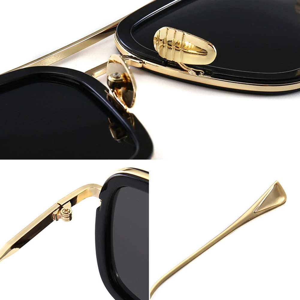 Роскошные модные Мстители Тони Старк стиль полета мужские солнцезащитные очки