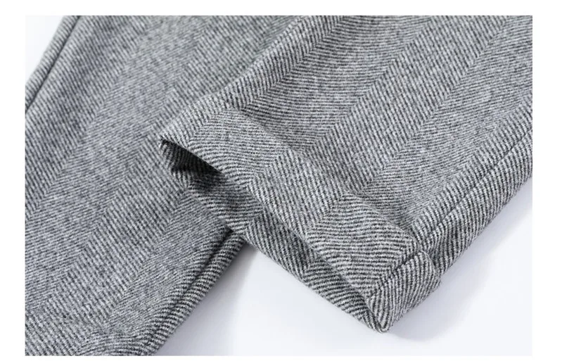 

4XL 5XL Pencil Harem Formal Pants Woman Loose High Quality Autumn Winter Pants Women High Waisted Woolen Pants Plus Size