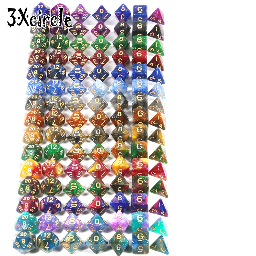 Горячая Распродажа! 15 цветов творческая Вселенная галактические игральные кости