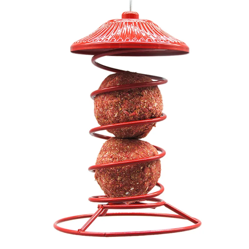 

Birds Feeder Squirrel Proof Metal Birds Feeder Wild Birds Feeders Automatic Hanging Fat Ball Holder Feeding Tool DFK889