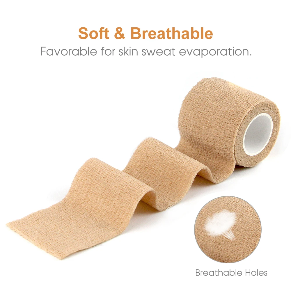 Спортивный эластичный пластырь самоклеящаяся лента 24 рулона 4 5 м для фиксации