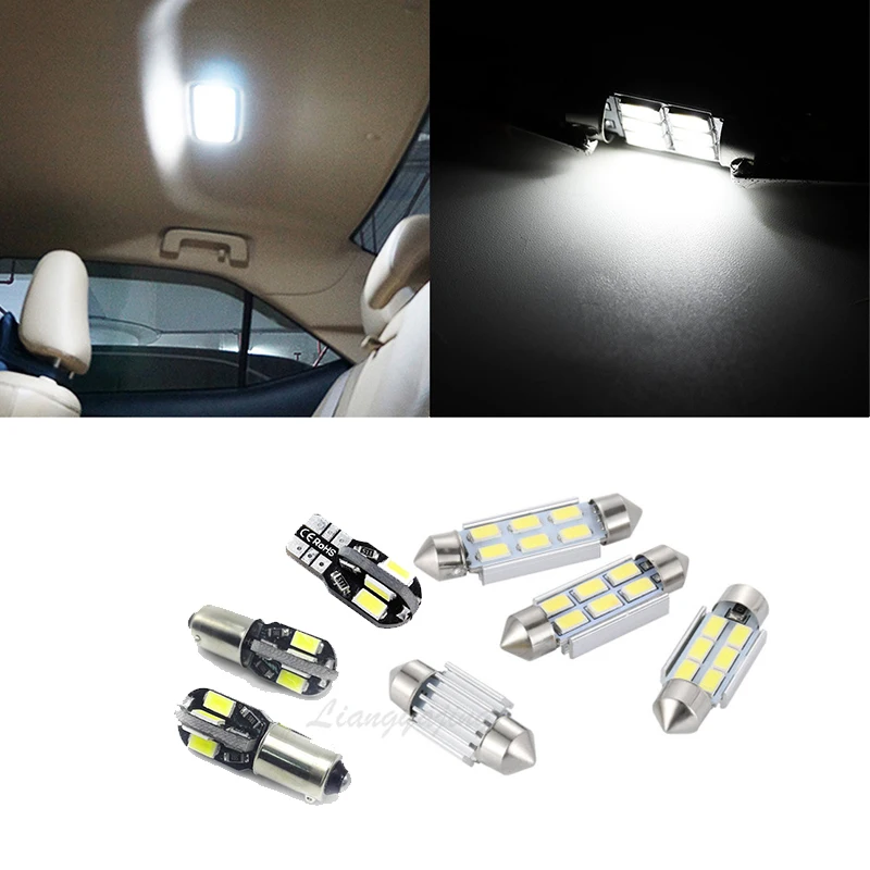 Комплект светодиодсветильник ламп для салона Toyota Prius 20 P20 NHW20 2004-2009 14 | Отзывы и видеообзор -1005002090089936