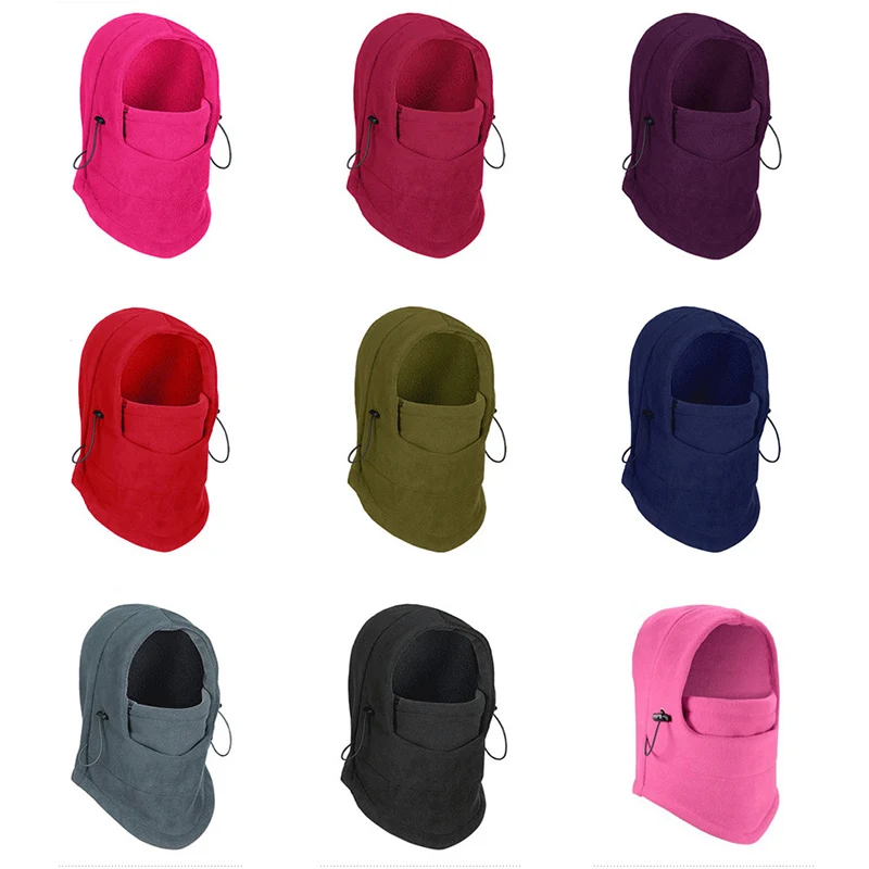 Унисекс Зимняя шапочка для езды на велосипеде флисовая ветрозащитная Спортивная