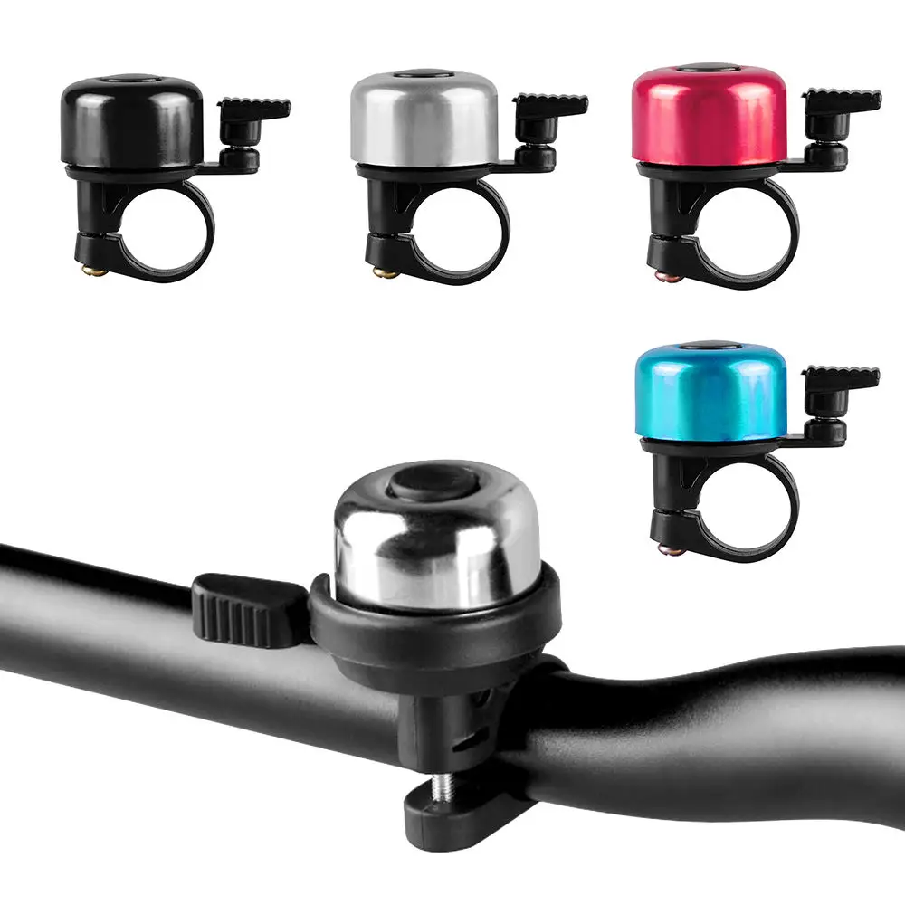 

Bike Bell Bicycle Handlebar Metal Ring Bicycle Horn Sound Alarm For Safety BIke Accessory Outdoor Cycling Protective Bell Rings