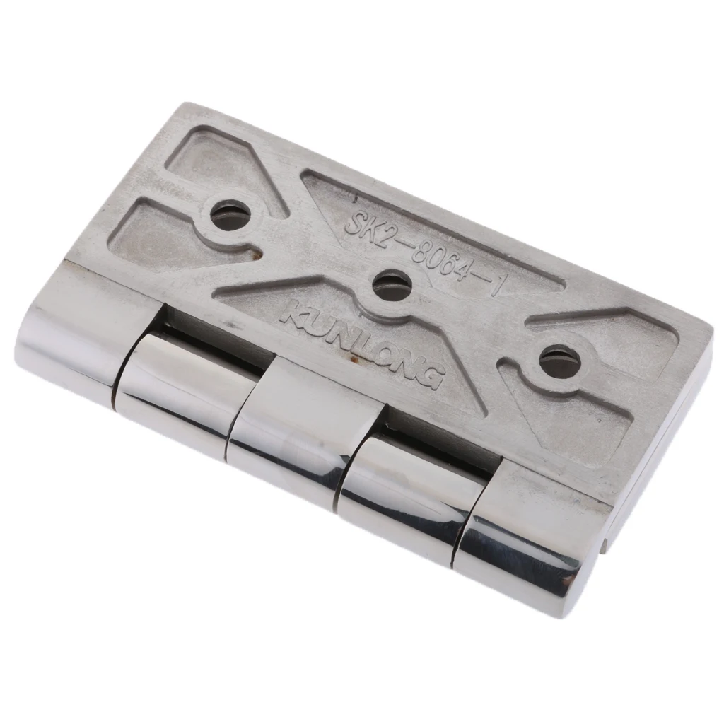 

Door Cabinet Butt Hinge 100x100x6 MM Fixed Pin Marine Grade Stainless Steel