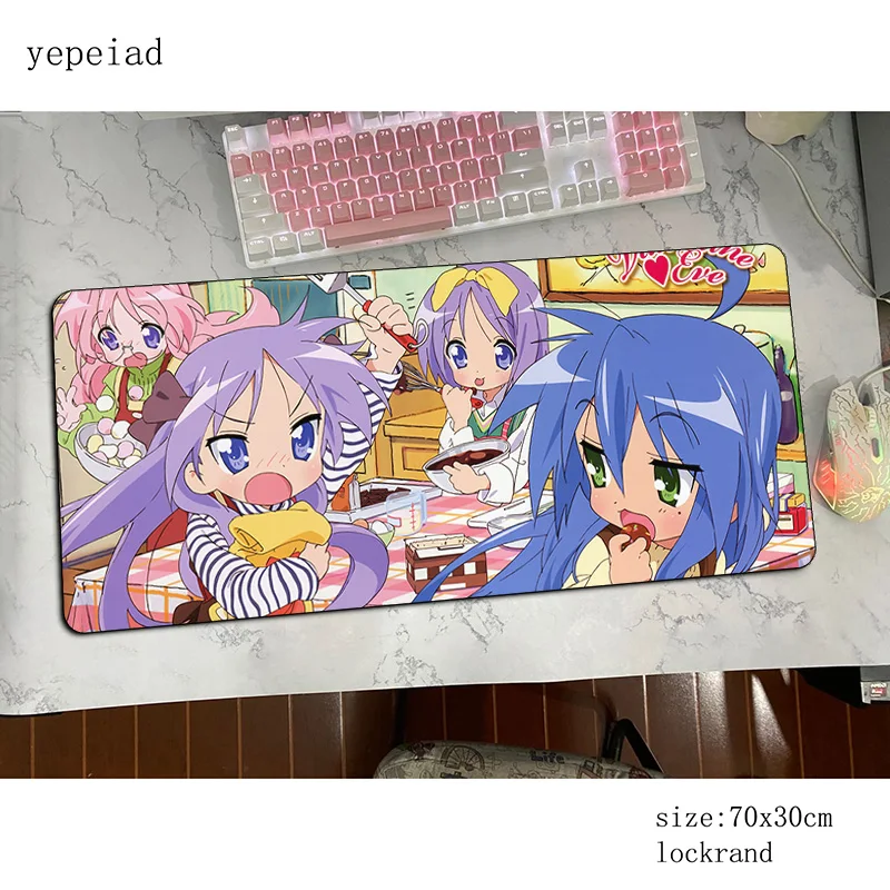 

Lucky Star padmouse 800x300x3mm gaming mousepad game thick mouse pad gamer computer desk locked edge mat notbook mousemat pc
