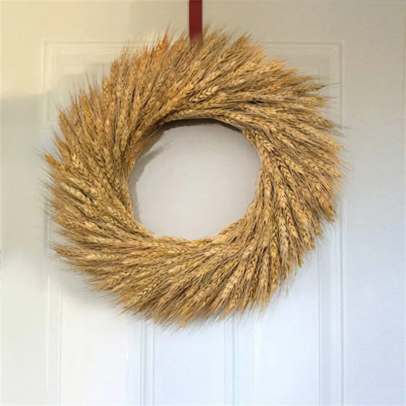 Пшеничная пампасная трава сено Натуральные Сушеные Букеты цветы для дома