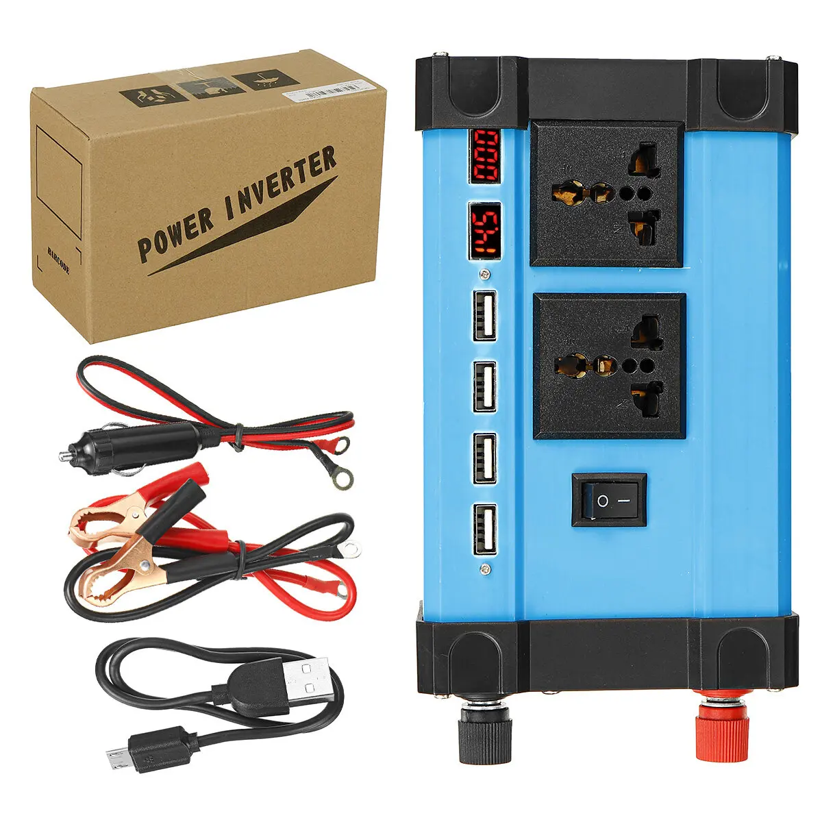 

Display 1000W Power Inverter 12V TO 220V/110V Modified Sine Wave Inverter