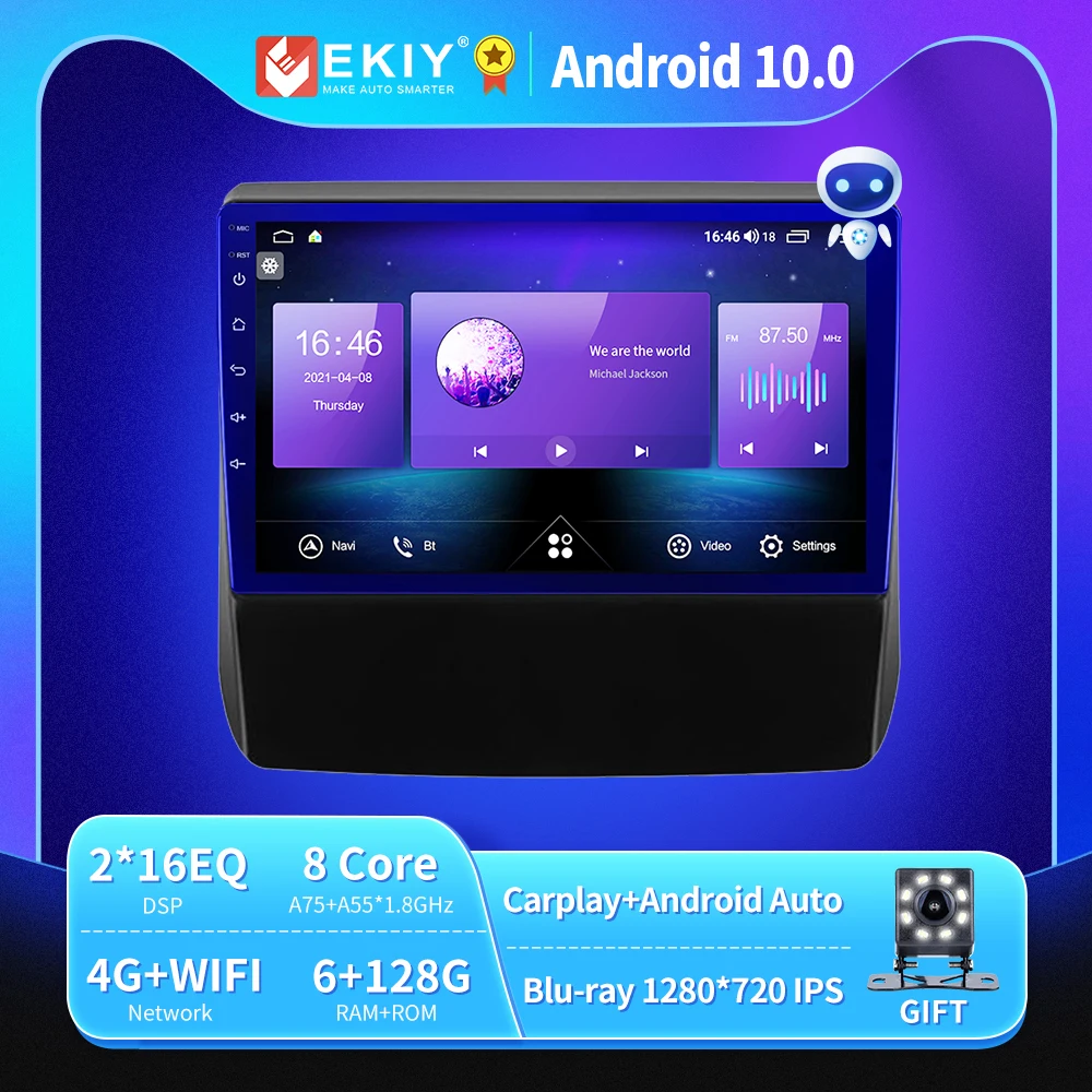 

EKIY Blu-Ray Car Radio For Subaru Forester 5 2018-2020 Android Video Player Navigation GPS Stereo Multimedia Carplay Autoradio