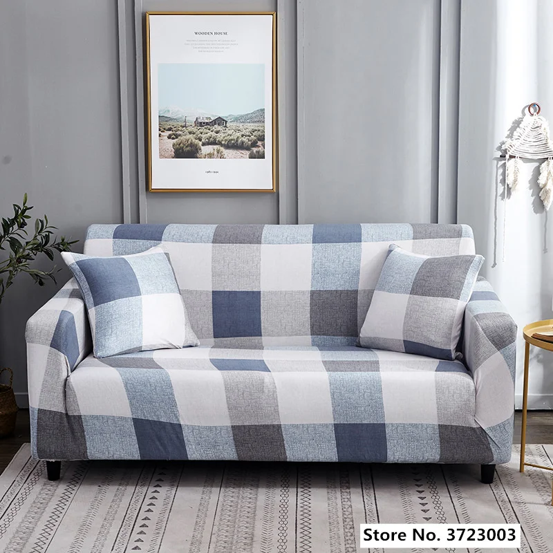 

Geometric Pattern Elastic Stretch Sofa Cover Covers For Living Room Modern Non-slip Slipcover Furniture 1/2/3/4 Seater Couch