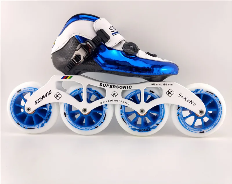 4 колеса трек гоночные скоростные коньки patines marathon road золотые роликовые коньки обувь из углеродного волокна 90 100 110 для детей и взрослых