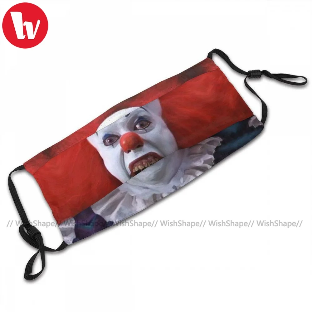 Унисекс модная ужасная маска для лица клоуна Защитная Очаровательная Тканевая с
