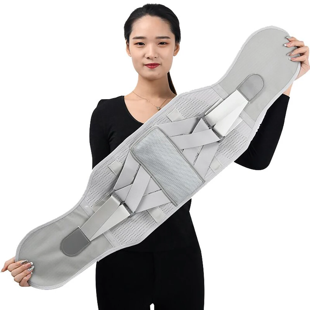 

Обхват талии триммер поясничного нижней части спины пояс-корсет грыжа диска ортопедическая поза корректор САМОНАГРЕВАЮЩАЯСЯ Сталь пластина магнитной лентой