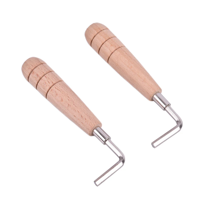 1 шт. гриф гитары гаечный ключ из нержавеющей стали и деревянной ручкой мандолина