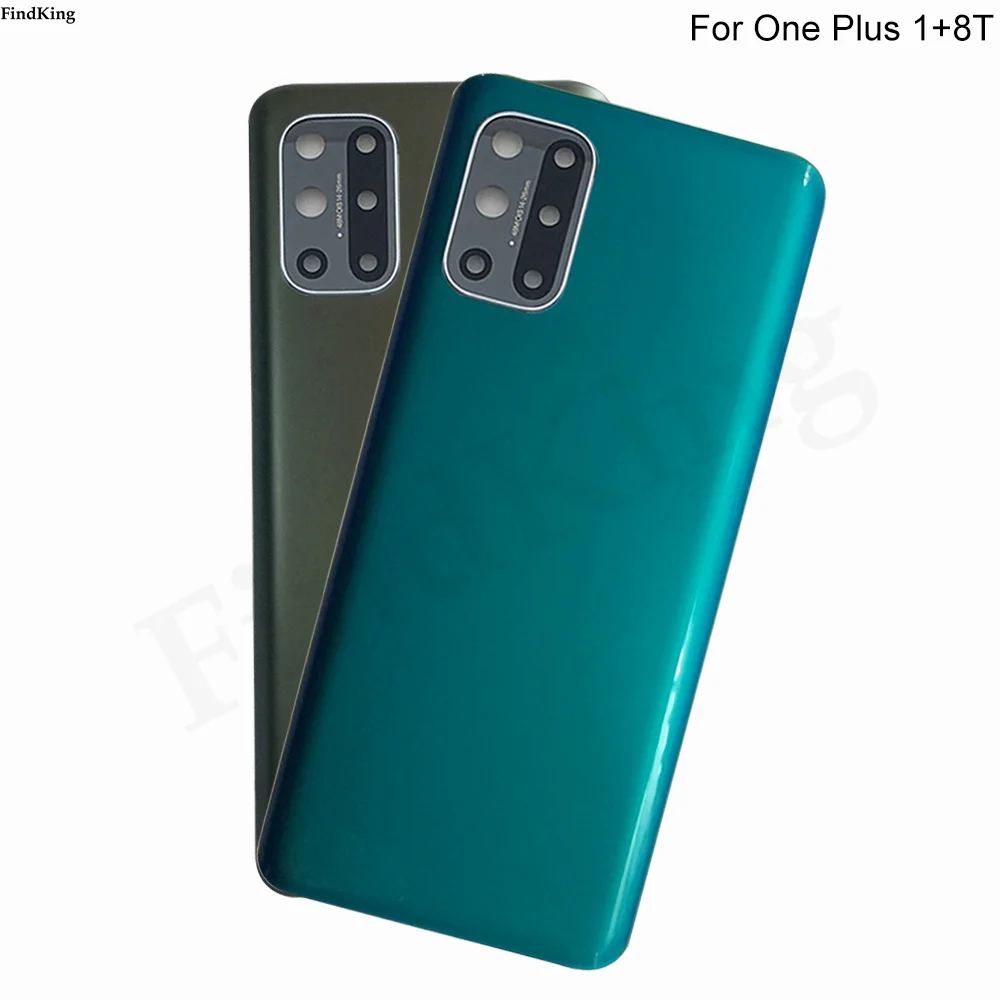

New Back Cover For OnePlus 8T Back Battery Cover Door Rear Case For One plus 8T / 1+8T Housing Case with logo Camera lens