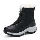 Шикарные дизайнерские женские ботинки CS698, теплые зимние ботинки до середины икры, водонепроницаемые ботинки на платформе и шнуровке, 2021