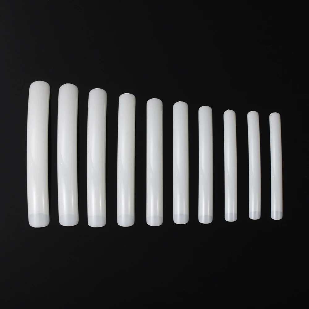 10 шт./компл. УФ гель для ногтей с полупокрытием накладные ногти Типсы