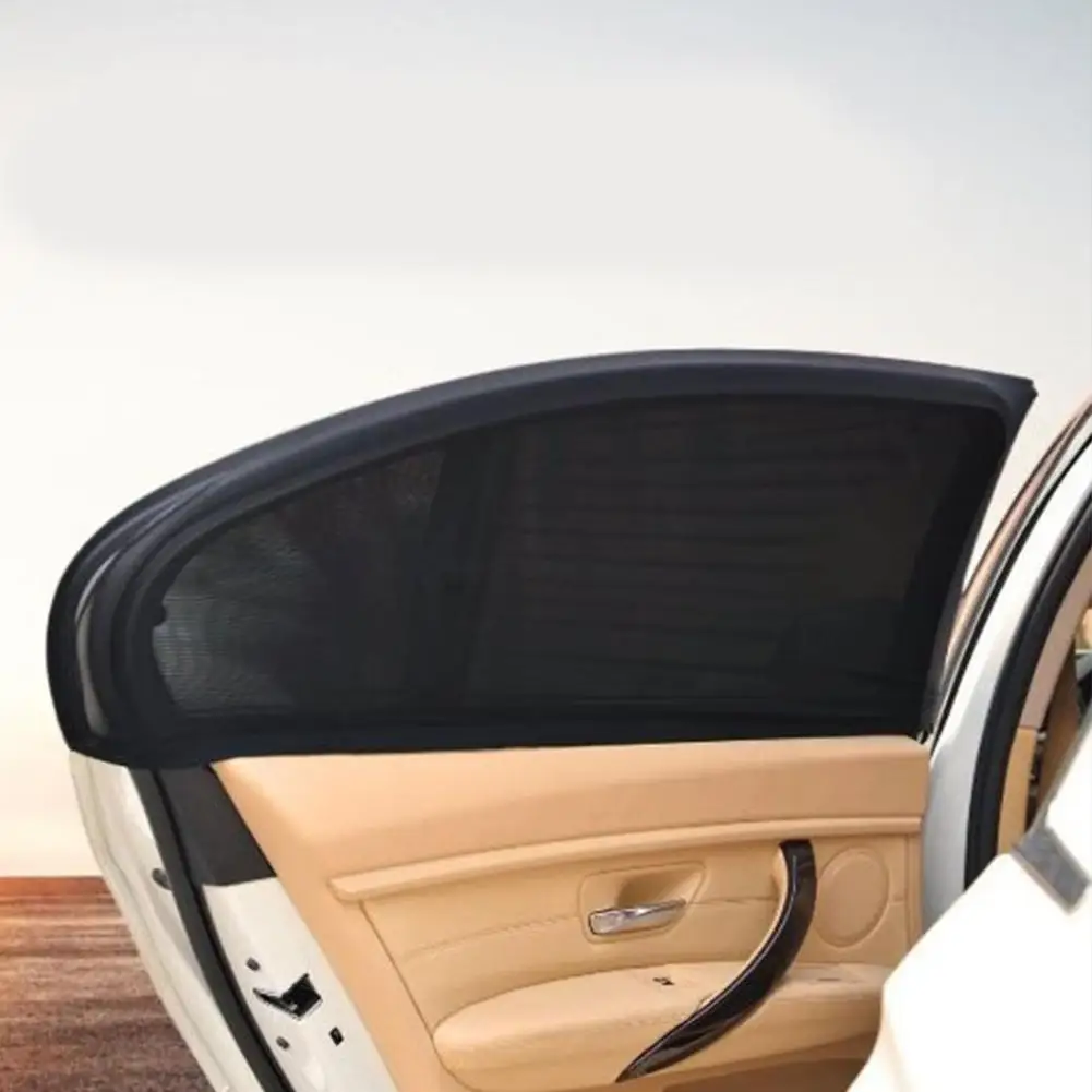 

Автомобильная занавеска s, нейлоновый автомобильный боковой экран, солнцезащитный экран s для автомобилей, черная сетчатая затеняющая зана...