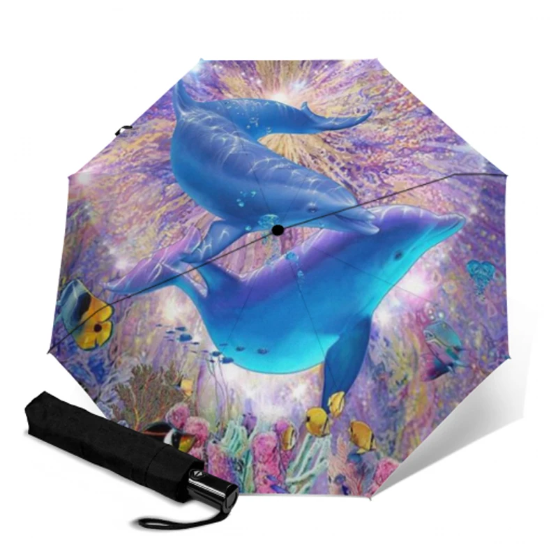 

Зонт-тройка унисекс, водонепроницаемый, полностью автоматический, складной