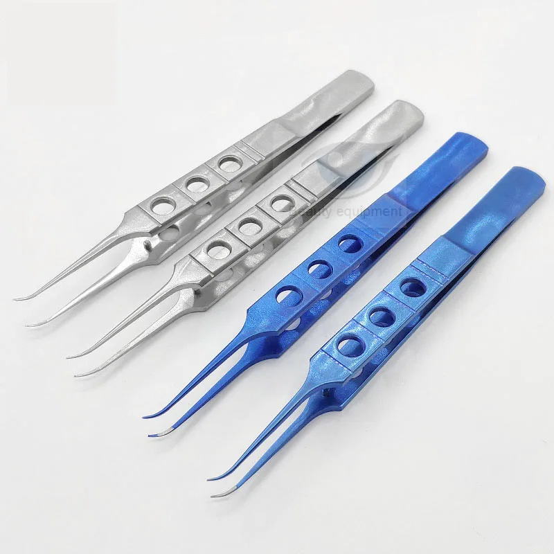 Офтальмологический микропинцет из нержавеющей стали и титанового сплава