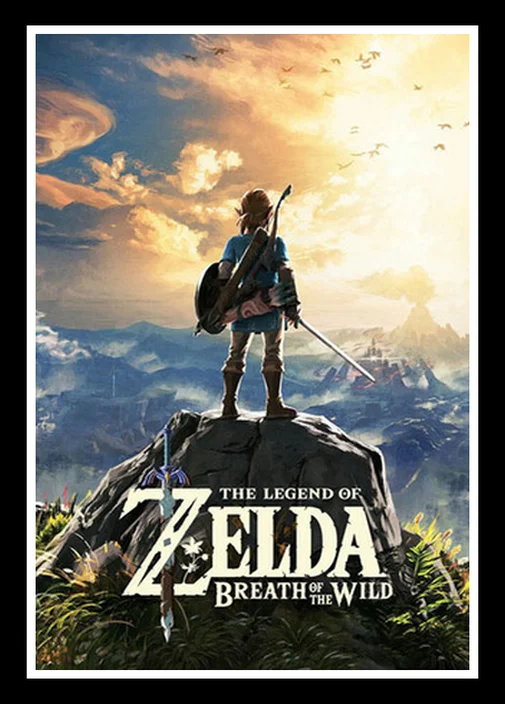 Прекрасный JL Zelda Легенда Горячая видео игра художественная живопись плакат