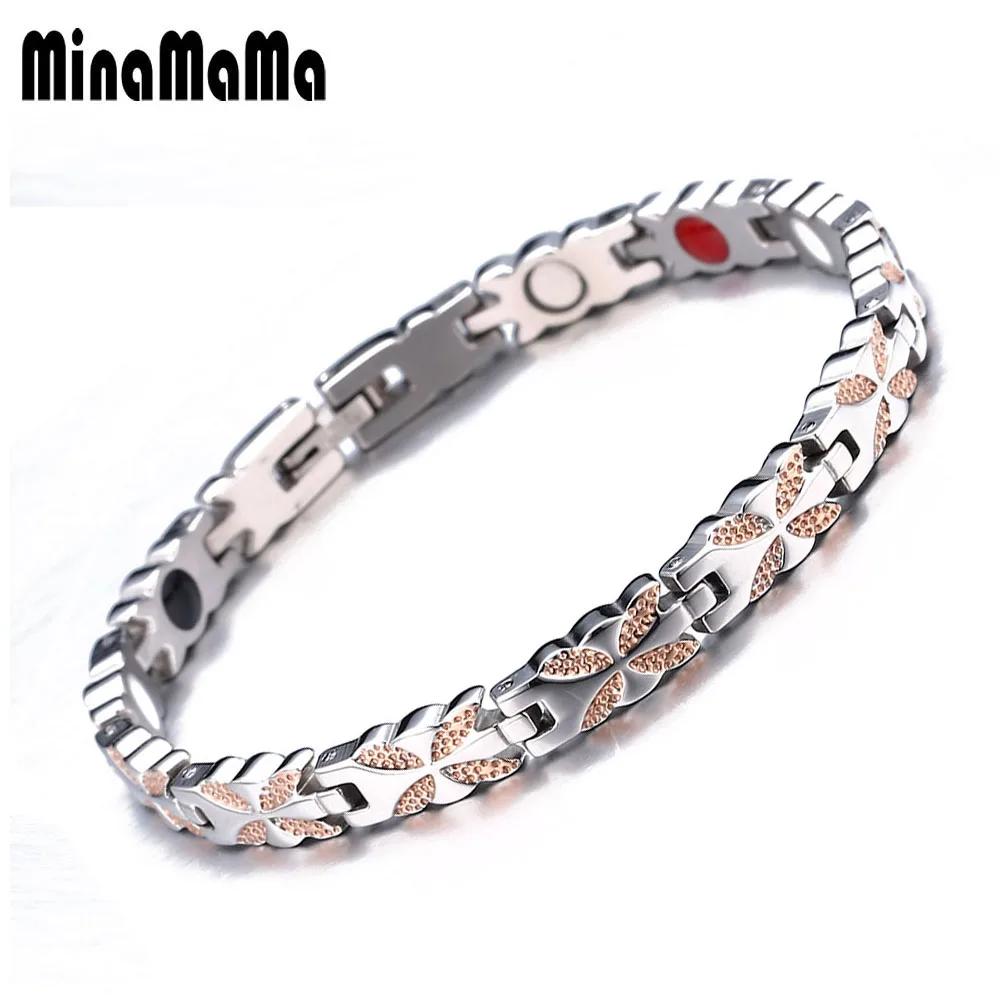 Новый дизайн браслет из нержавеющей стали для ухода за движением женщин и мужчин