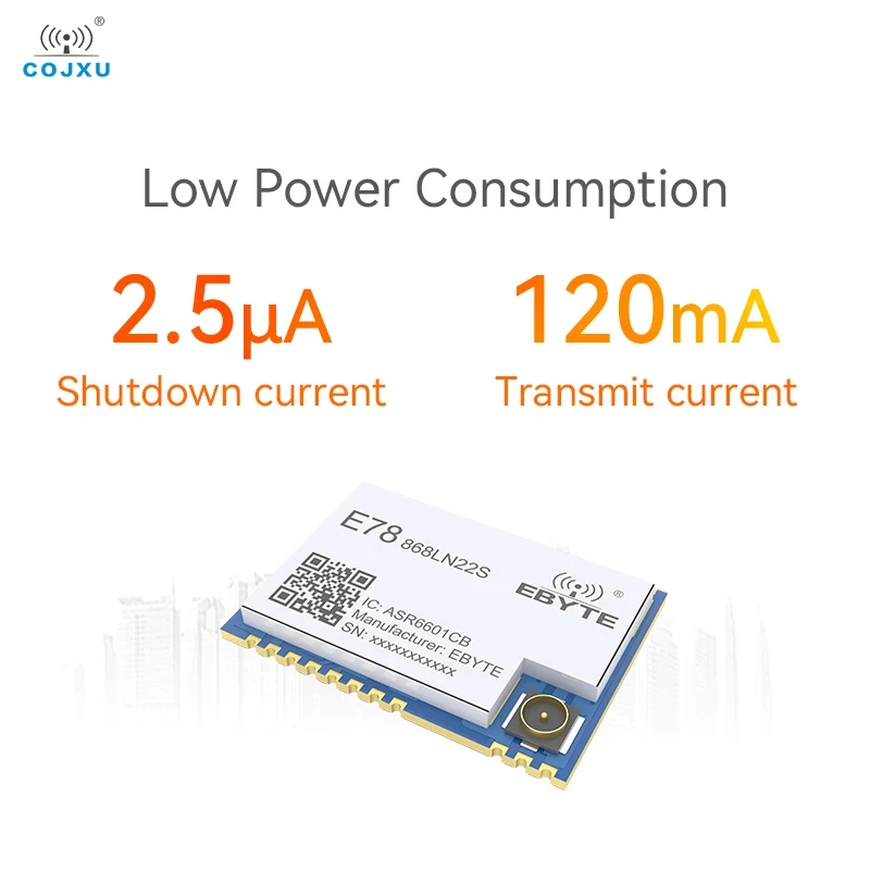 ASR6601 LoRaWAN узловой модуль E78-868LN22S(6601) 868 МГц 915 | Электронные компоненты и