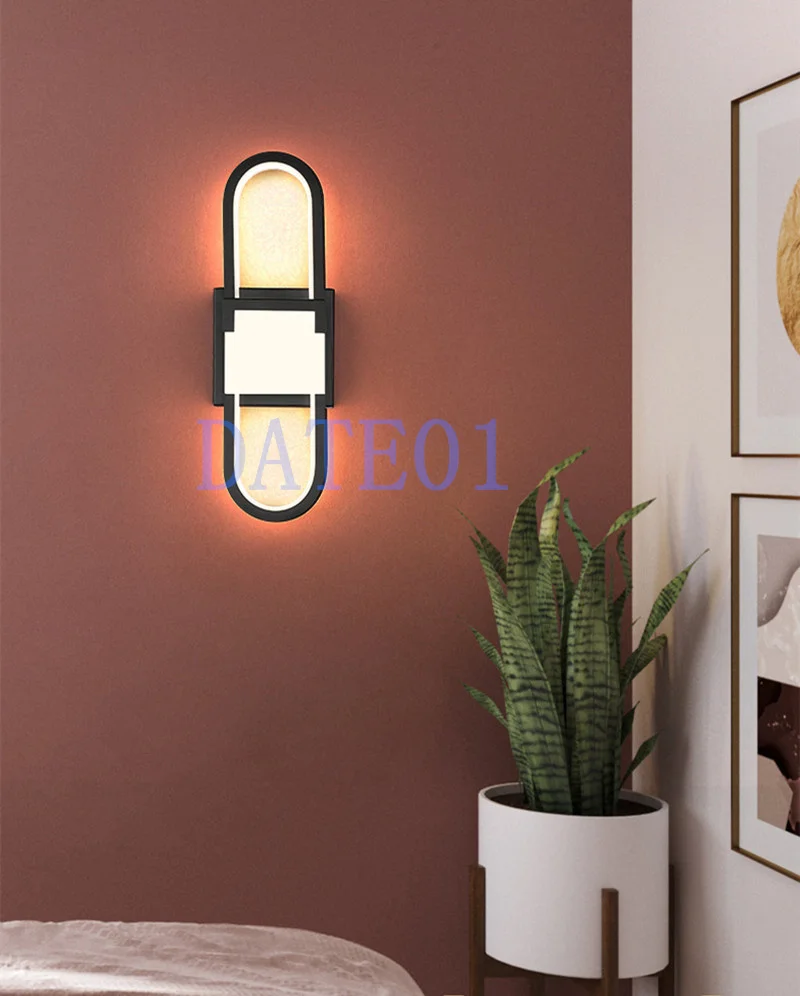 Простой и современный светодиодный настенный светильник креативная