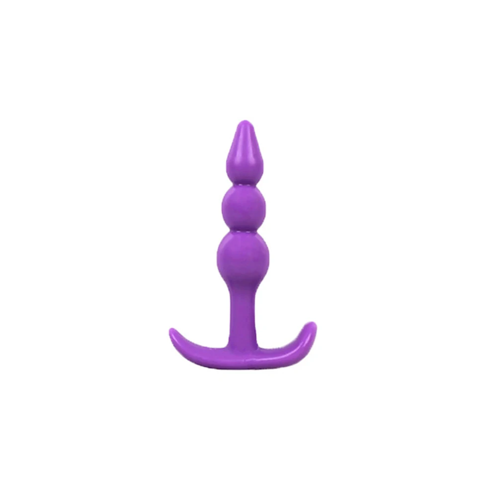 Мягкая анальная пробка из силикагеля для стимуляции точки G вибратор вагины