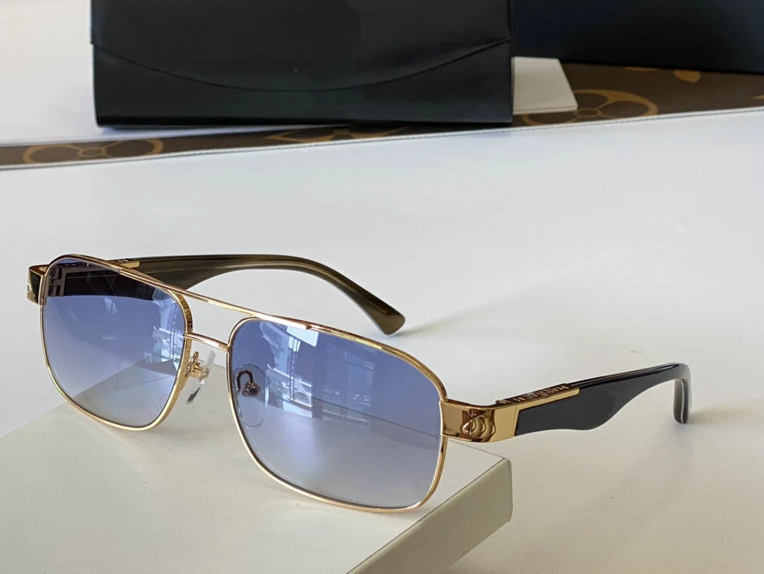 

2021 Trendy Oversize Maybach Sunglasses Women Luxury Fashion Gradient Rimless Shaded Big Metal Frame Square Sun Glasses Men