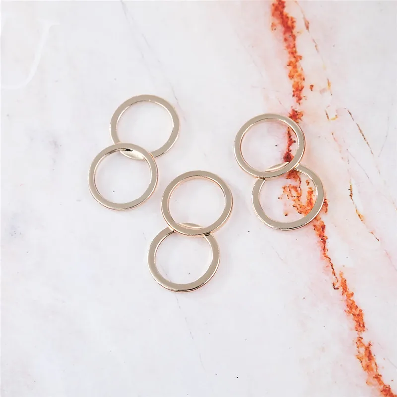 

10pcs/lot Zinc Alloy Gold Color Hollow Round Shape Charms For DIY Earrings Necklace Jewelry Making Accessories