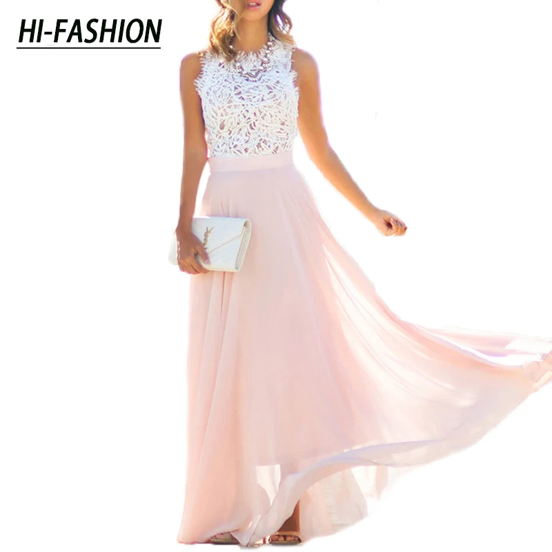 Женское платье в стиле ретро однотонное ажурное с цветочным кружевом