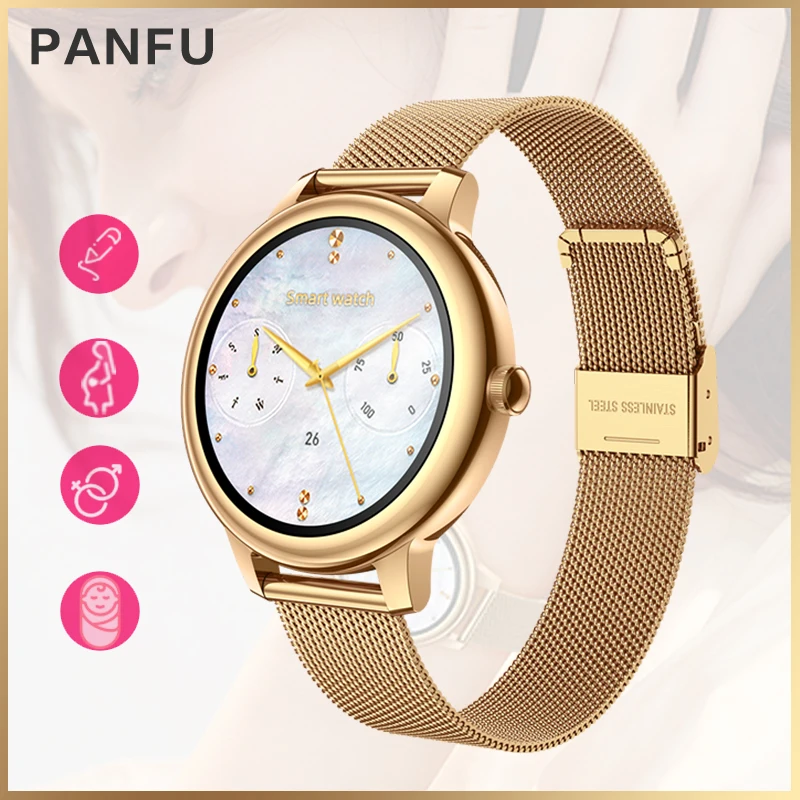 

S29 Smartwatch Women IP68 Waterproof Fitness Heart Rate Monitoring Menstrual Period Reminder Female Smart Watch