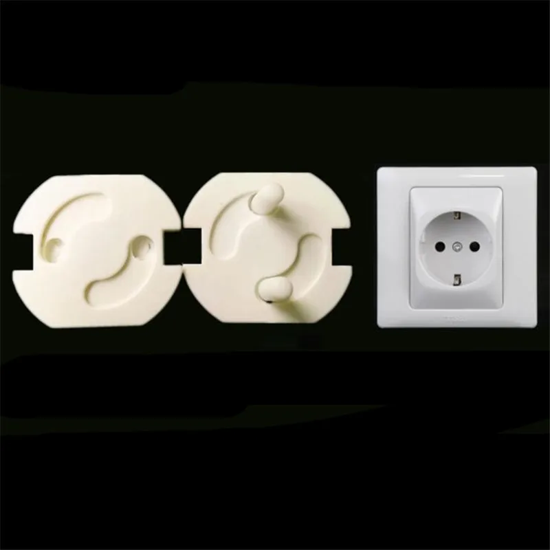 10 шт./лот безопасная Вращающаяся крышка с 2 отверстиями европейский стандарт