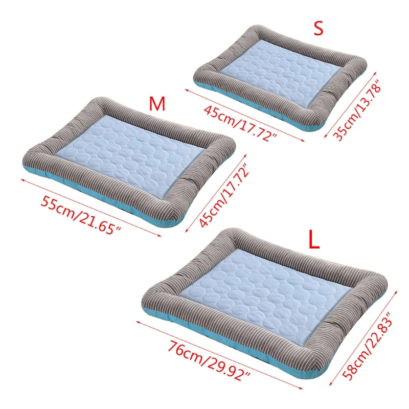 

Summer Pet Cooling Mat Dogs Sleeping Pad Anti-Slip Bottom Safe Materials 85DB