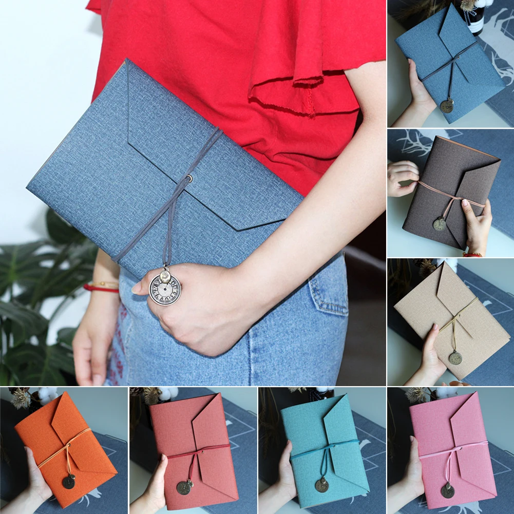 Классический ретро-блокнот 17*24 см блокнот из искусственной кожи журнал для