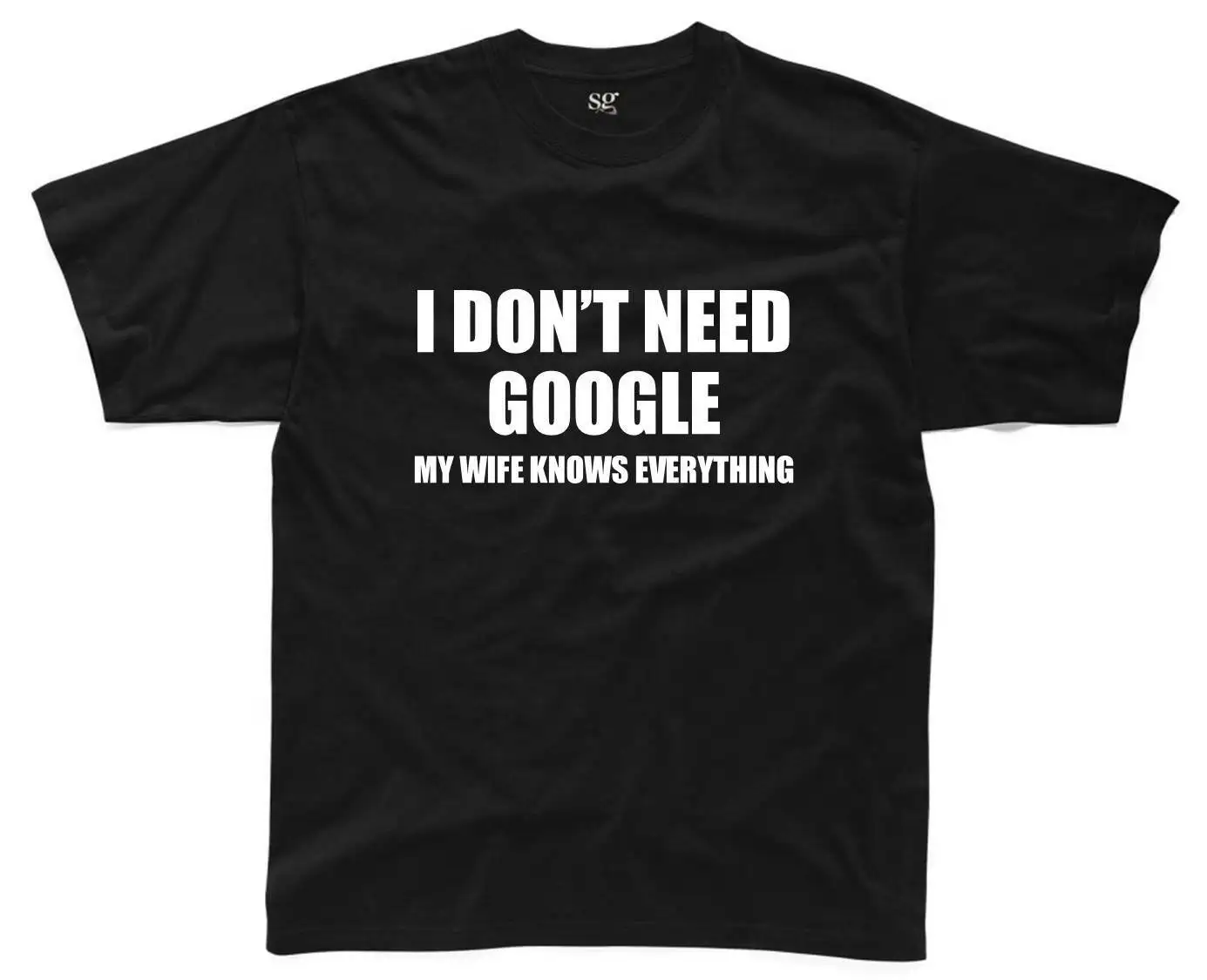 Я не нужен Google Мужская футболка S 3Xl черная смешная печатная грубая шутка