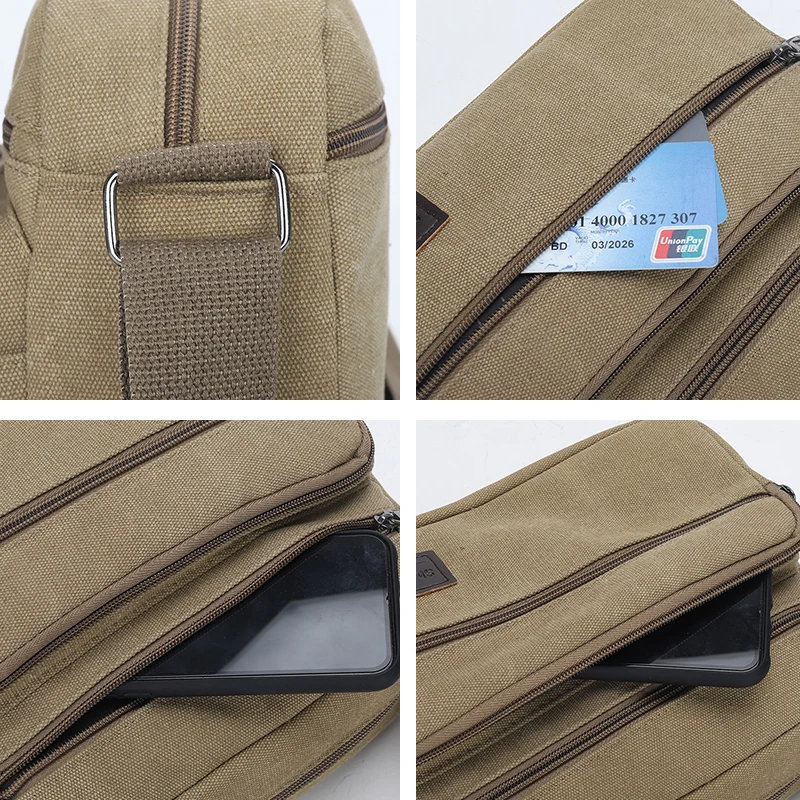 2020 мужские дорожные сумки через плечо холщовые ретро повседневные сумки-тоут