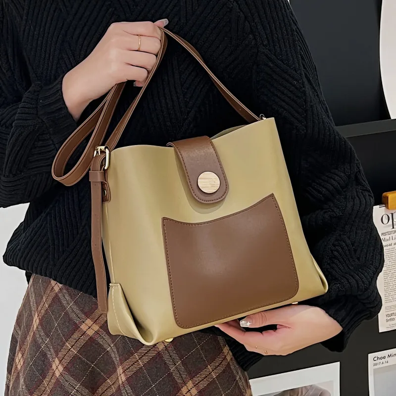 

Casual Simple Women's Crossbody Bag Luxury Soft Leather Shoulder Bag Brand Designer Handbags Female All Match Messenger Bag Sac