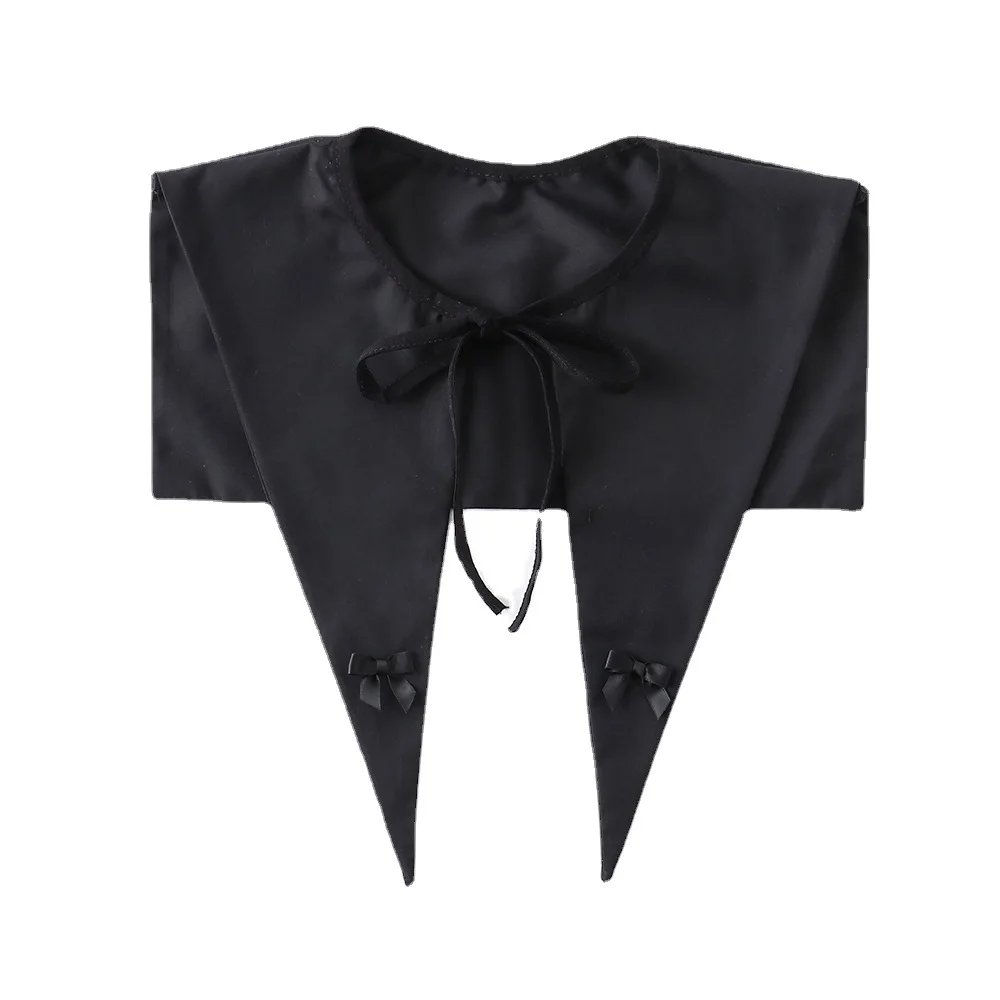 

European and American style fake collar navy style shawl big pointed collar small waistcoat decorated Japanese JK girls college