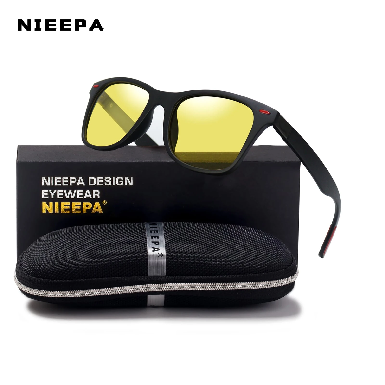 

Polarized Men Sunglasses Fashion Brand Designer Women Driving Square Frame Sun Glasses Male Goggle Shades Coating Mirror Female