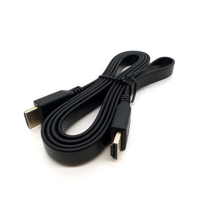 Плоский HDMI кабель 1 4 1080P 3D для HDTV XBOX PS3 компьютера 5 м 3 10 15 м|Кабели VGA| |