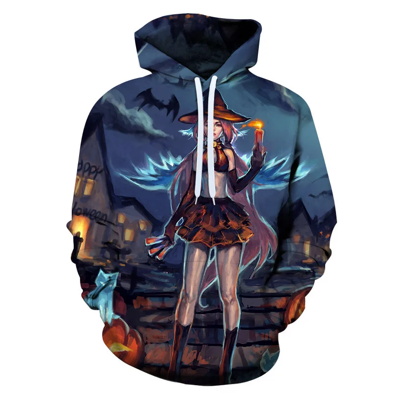 

Autumn new Movie ITThe Clown Pennywise 3D printing Hoodies Cosplay Costume Men Women Cartoon Clown Halloween Sweatshirt