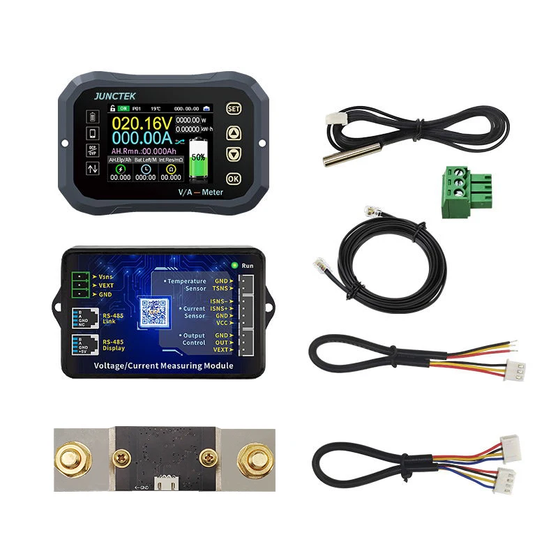 KG140F DC 0-120V 400A 600A Battery Tester Automatically Voltage Current Meter Battery Capacity Monitor Indicator Coulomb Meter