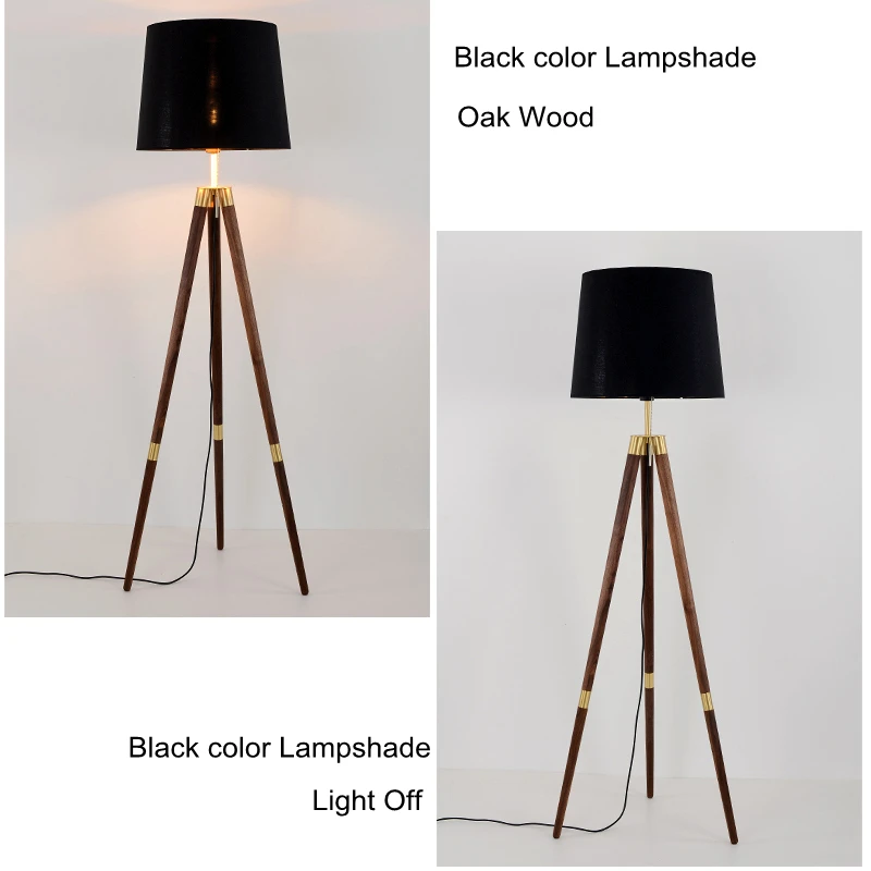 Новое поступление медные напольные лампы в европейском стиле тканевый