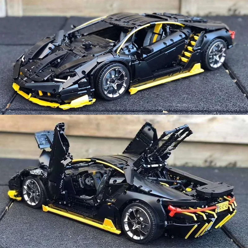 

MOC Mechanical Technic Super Racing Sport car Lamborghining series model Building blocks Supercar bricks toys for children gifts