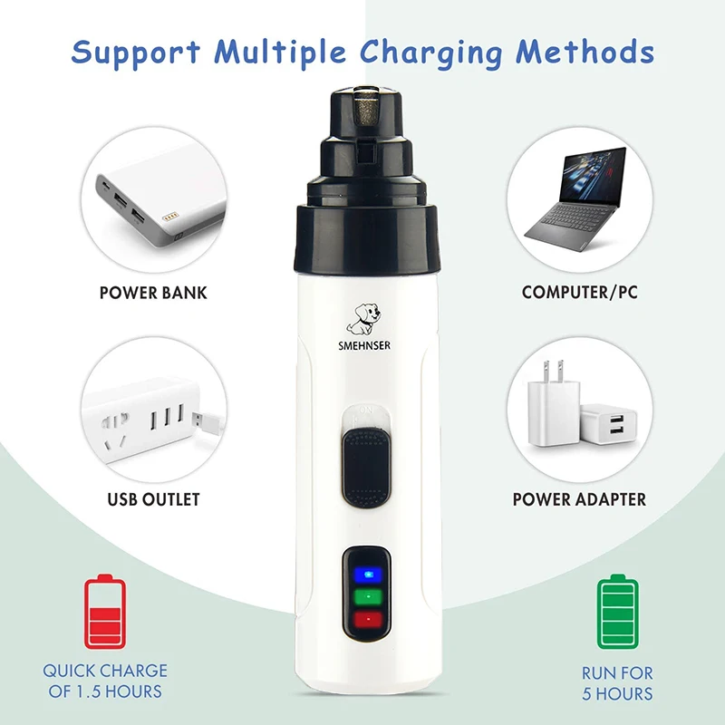 Машинка для стрижки собак и домашних животных кошек гвоздей машинка USB триммер